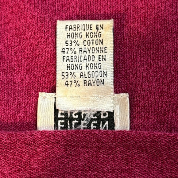 Eileen Fisher Petites Pink 3/4 Sleeve V Neck Button Up Cardigan Women’s PP - Picture 7 of 8